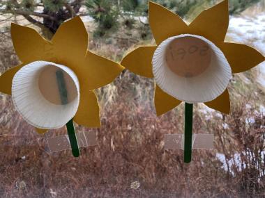 Påskeliljer af papir